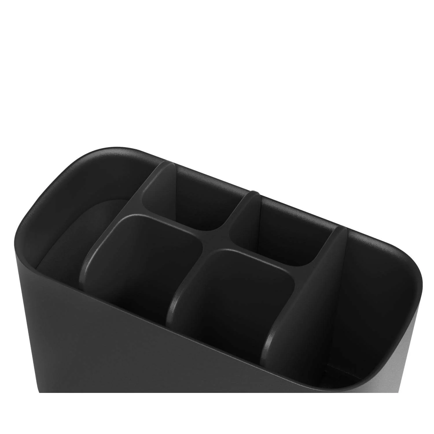 Joseph Joseph EasyStore Large Toothbrush Caddy - Matt Black - Image 2