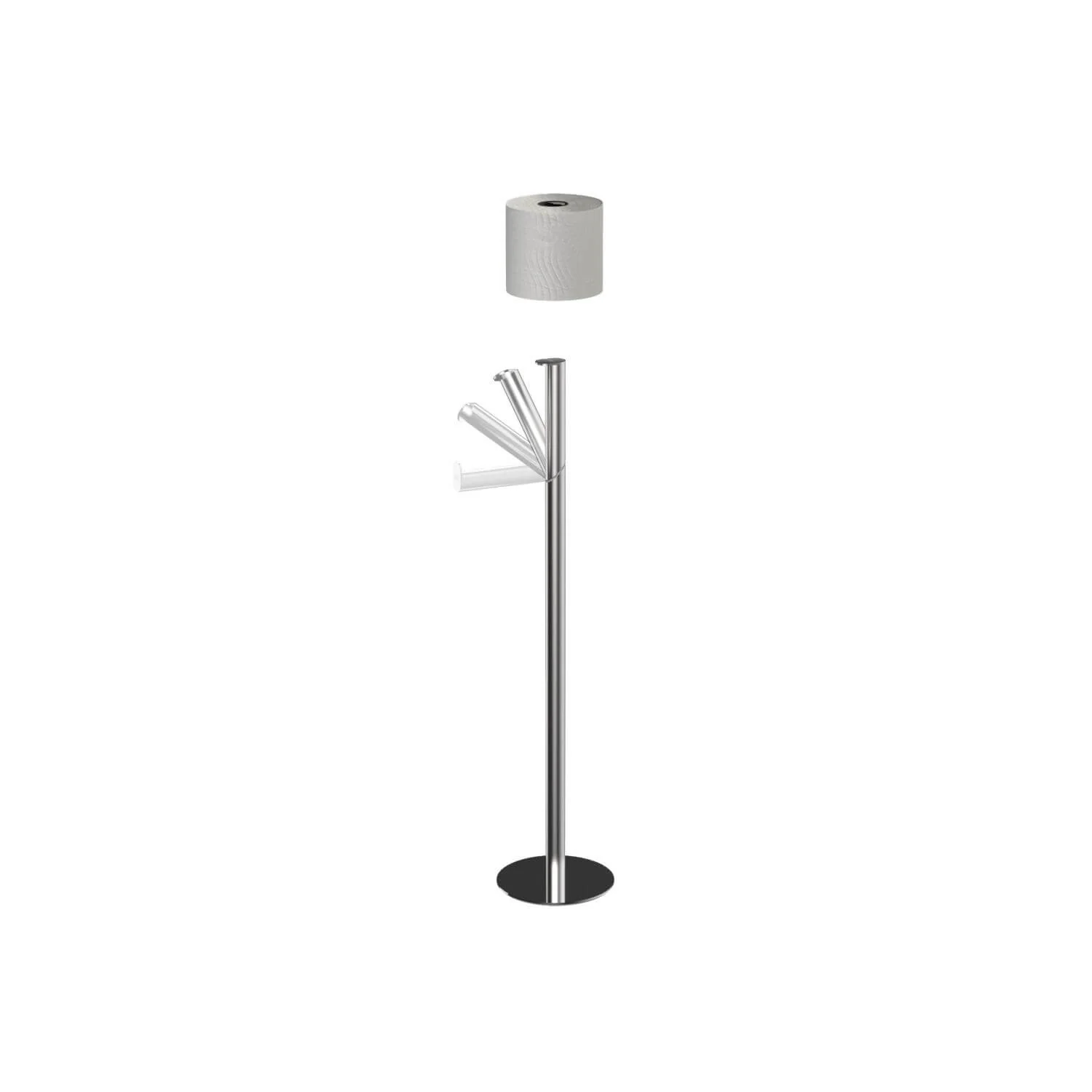 Joseph Joseph EasyStore Luxe 2-in-1 Toilet Roll Stand - Image 4
