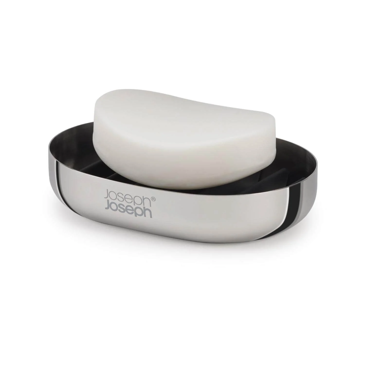 Joseph Joseph EasyStore Luxe Stainless Steel Soap Dish - Image 3