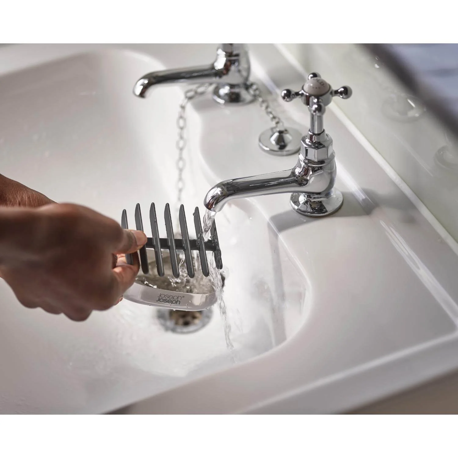 Joseph Joseph EasyStore Luxe Stainless Steel Soap Dish - Image 6