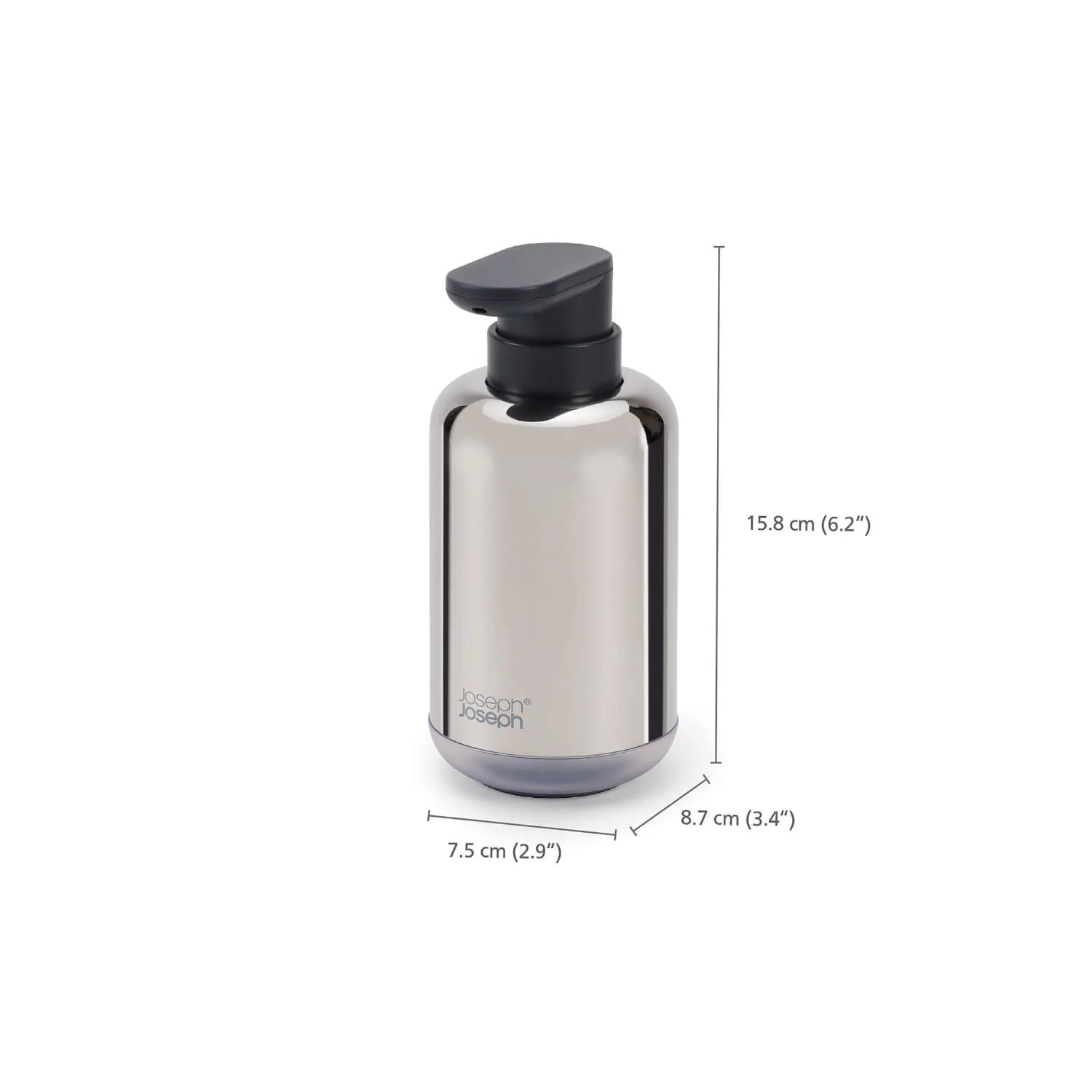 Joseph Joseph EasyStore Luxe Stainless Steel Soap Pump - Image 10
