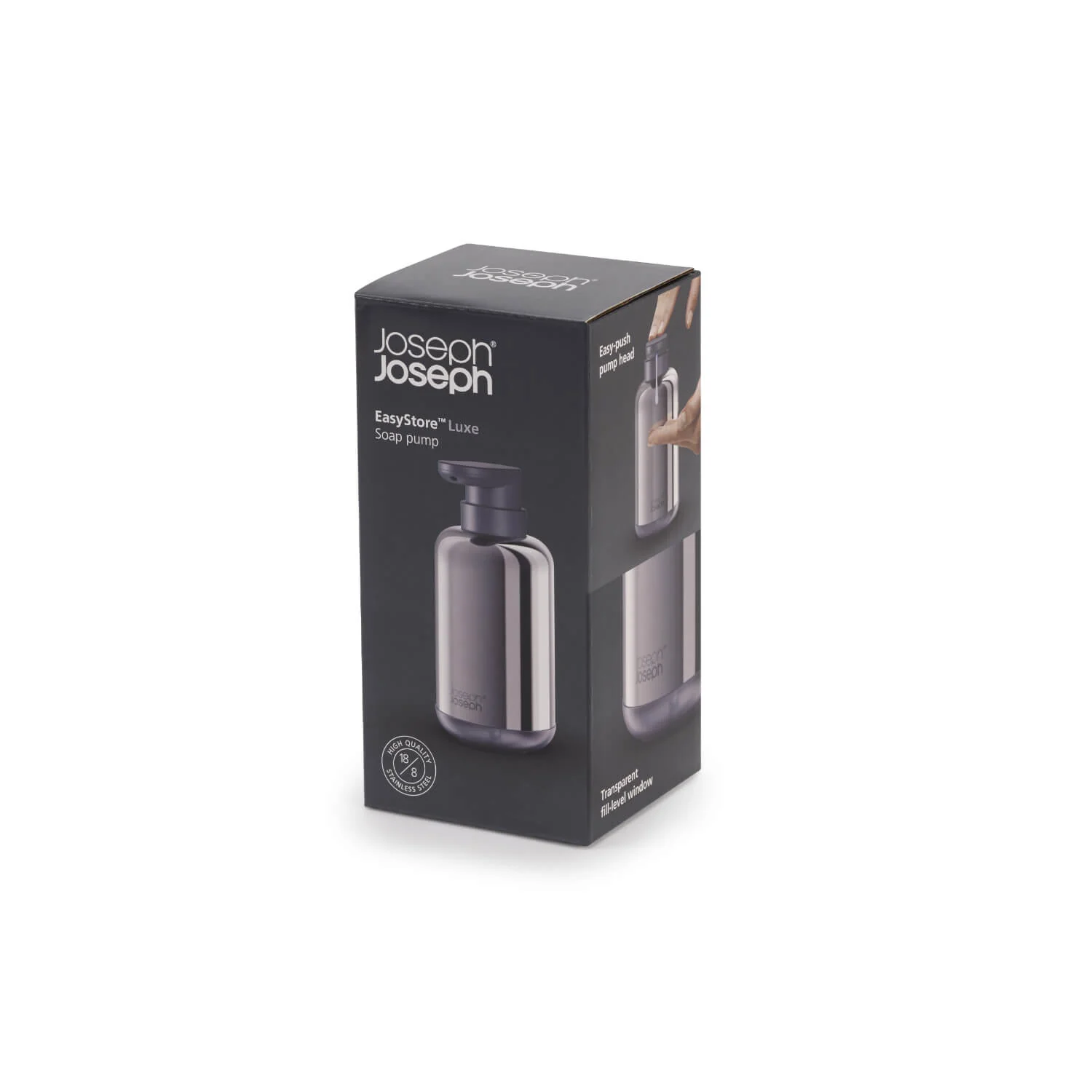 Joseph Joseph EasyStore Luxe Stainless Steel Soap Pump - Image 5