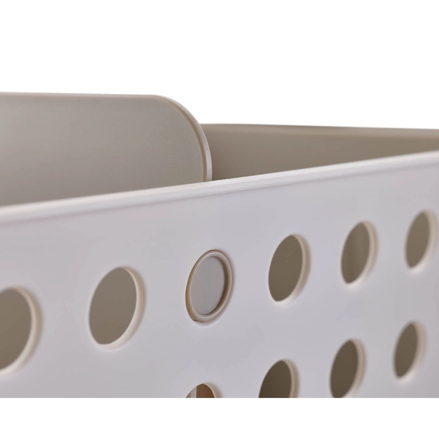 Joseph Joseph EasyStore Slimline Bathroom Storage Basket - Ecru - Image 3