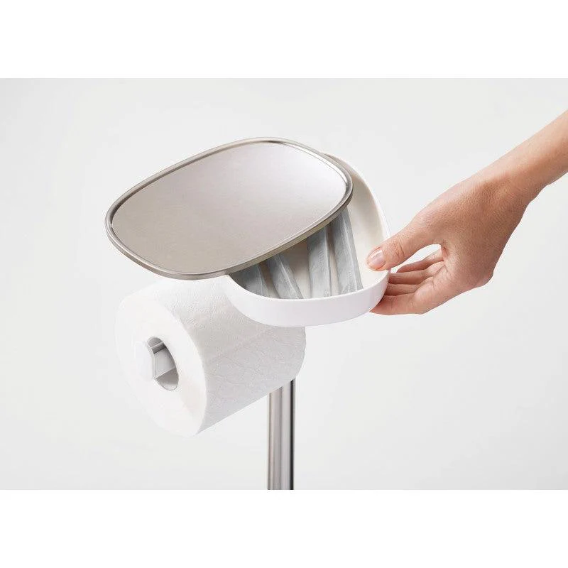 Joseph Joseph EasyStore Standing Toilet Paper Holder - Steel - Image 6