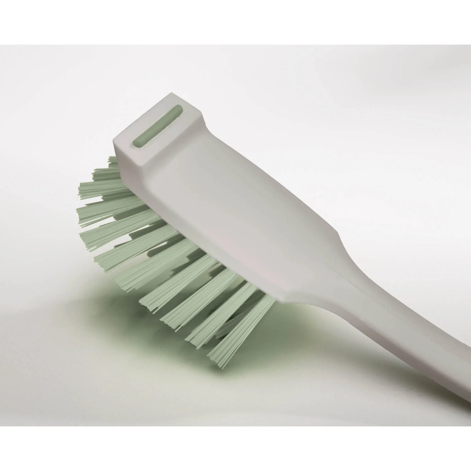 Joseph Joseph Edge Dish Brush - Light Stone & Sage Green - Image 2