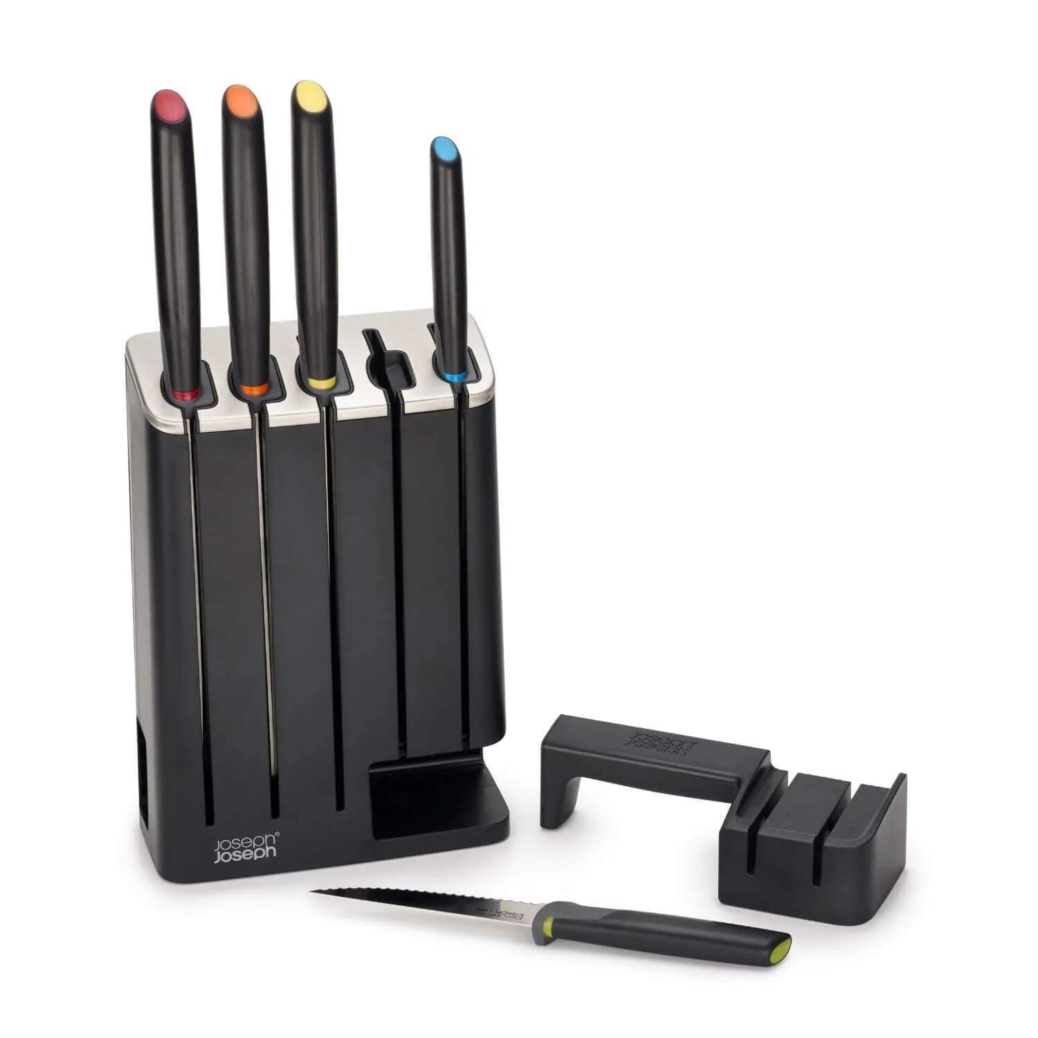 Joseph Joseph Elevate Slim 5 Piece Kitchen Knife Block Set - Image 5
