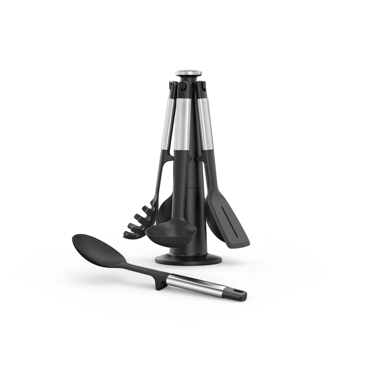 Joseph Joseph Elevate Stainless Steel & Silicone Utensil 5-Piece Carousel Set - Image 14