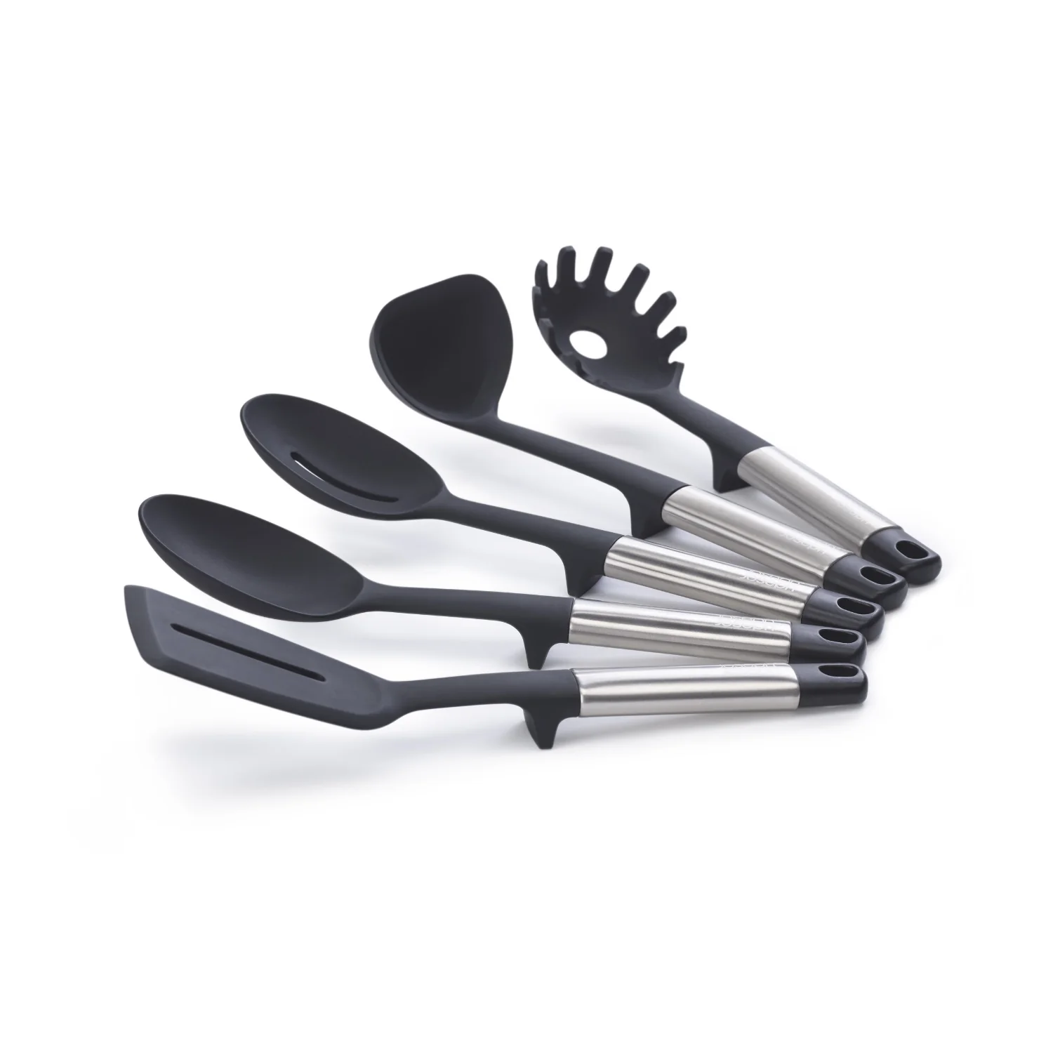 Joseph Joseph Elevate Stainless Steel & Silicone Utensil 5-Piece Carousel Set - Image 2