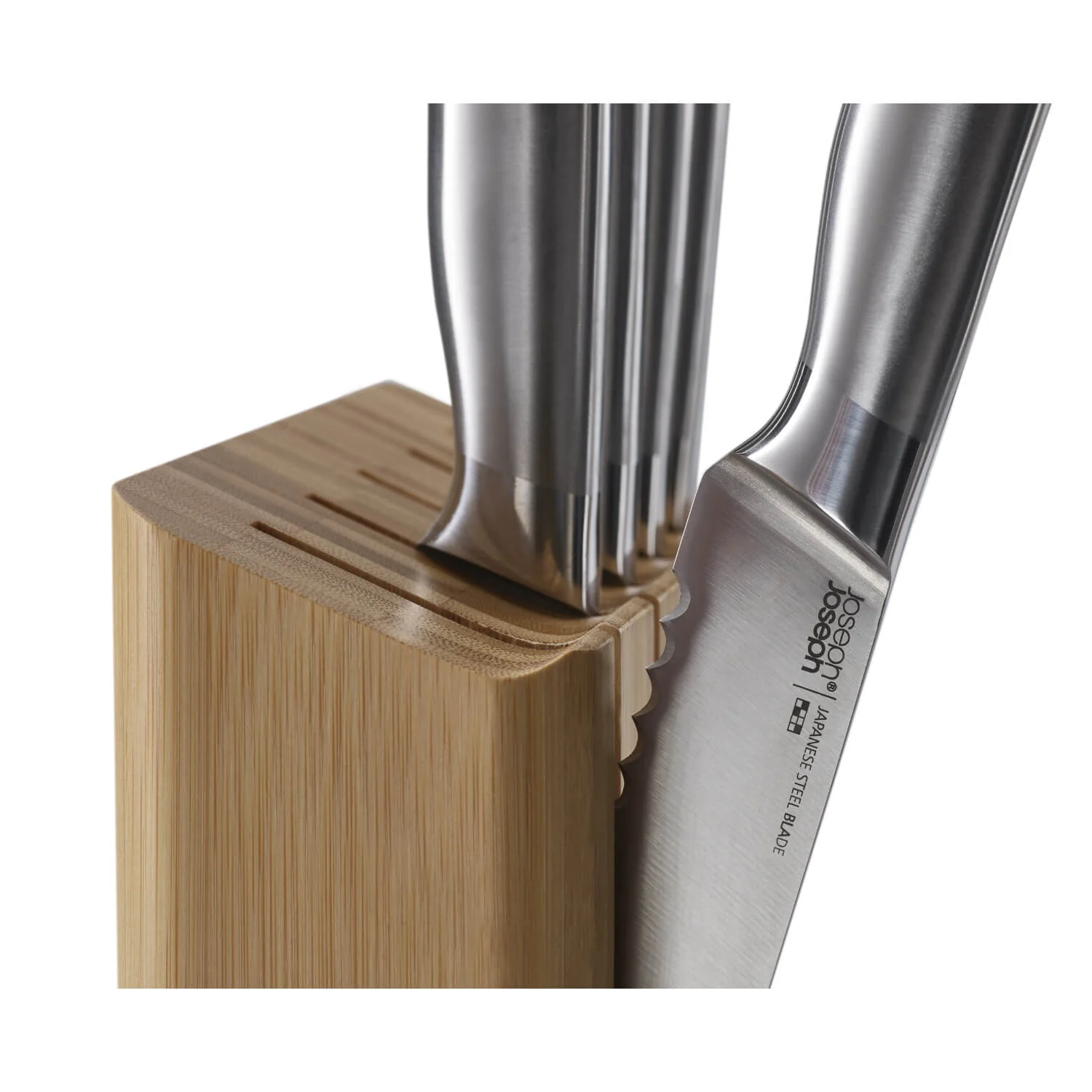 Joseph Joseph Elevate Steel 5-Piece Knife Set with Bamboo Block - Image 12