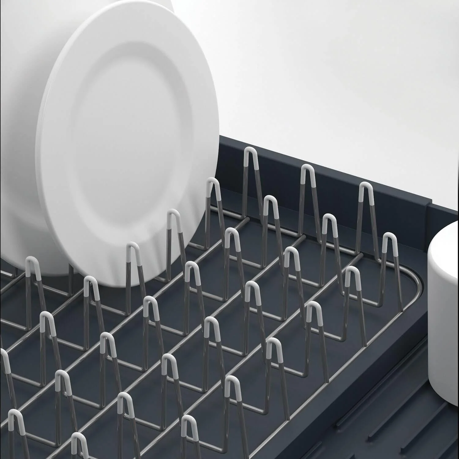 Joseph Joseph Extend Expandable Dish Drainer - Grey - Image 2
