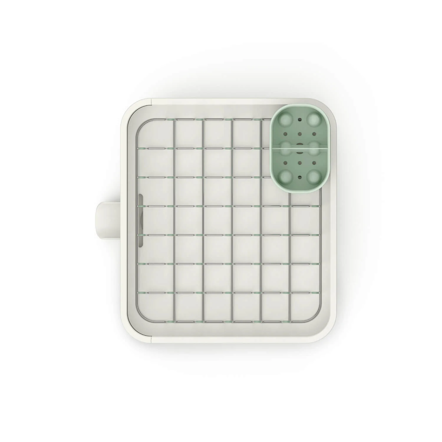 Joseph Joseph Extend Expandable Dish Rack - Light Stone & Sage Green - Image 3