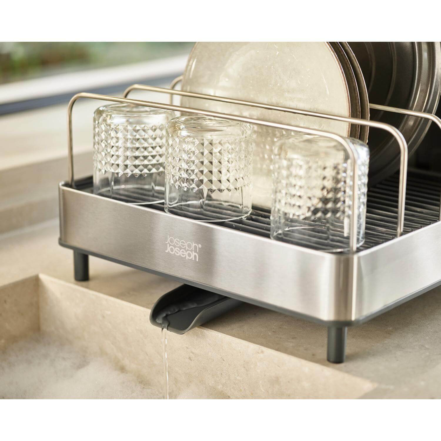 Joseph Joseph Extend™ Max Stainless Steel Expandable Dish Rack - Image 12