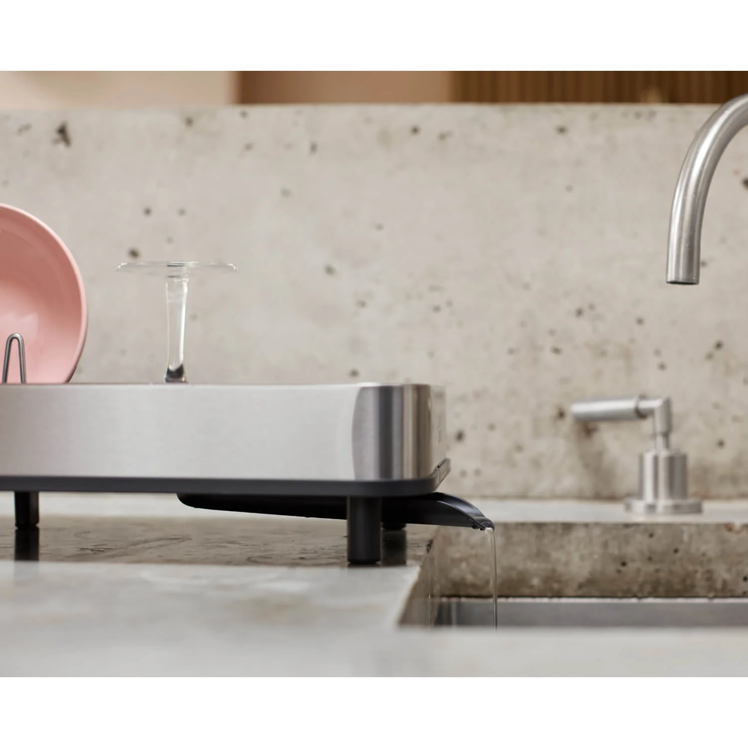 Joseph Joseph Extend™ Slim Expandable Stainless Steel Dish Rack - Grey - Image 8