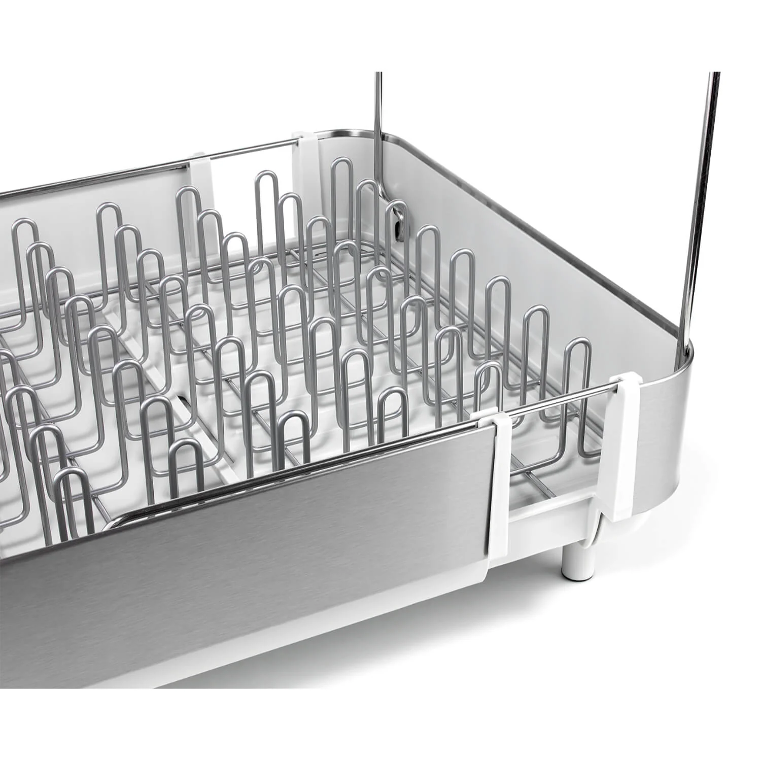 Joseph Joseph Extend™ Steel Plus Expandable Dish Drainer with Wine Rack - Light Stone - Image 5