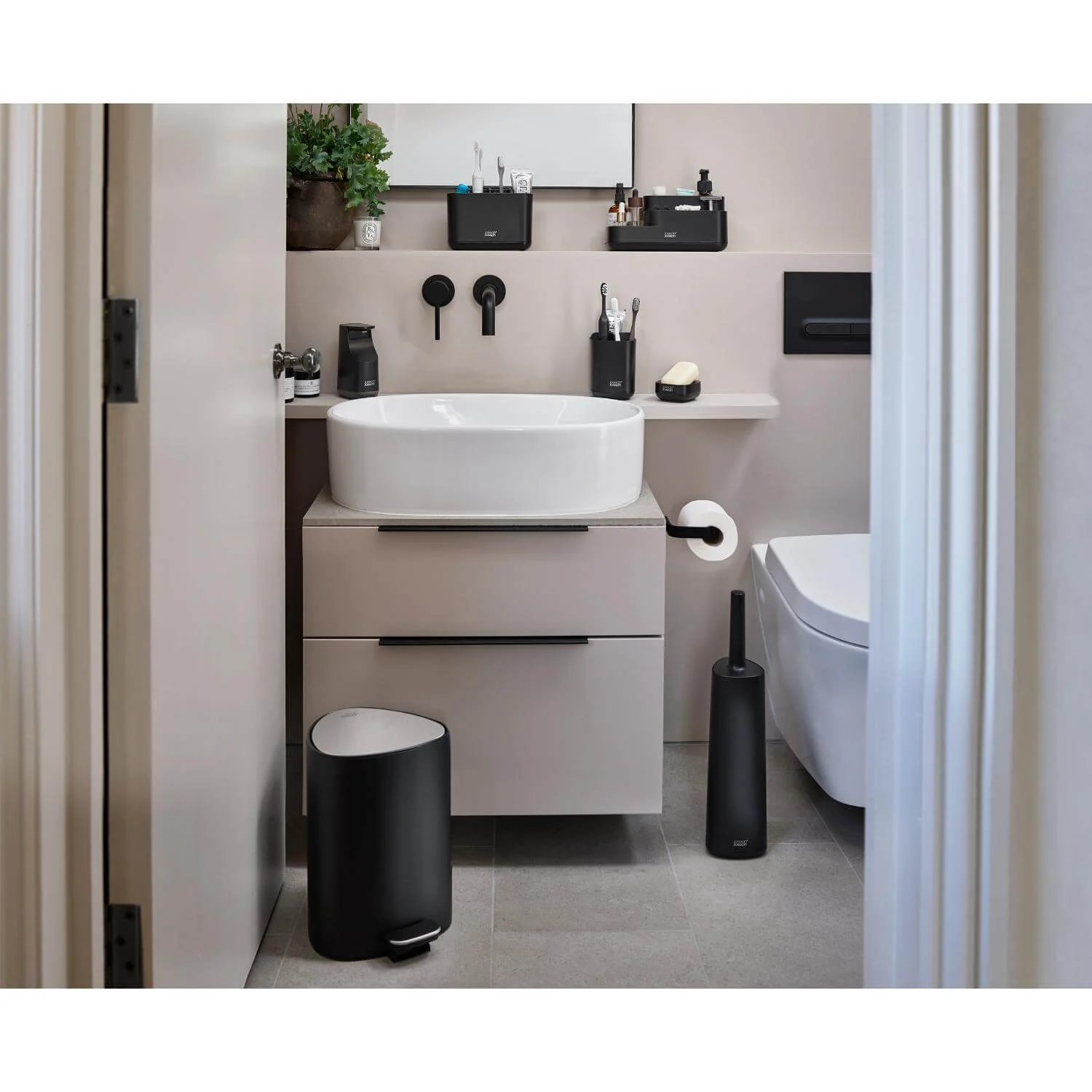 Joseph Joseph Flex 360 Toilet Brush - Matt Black - Image 8