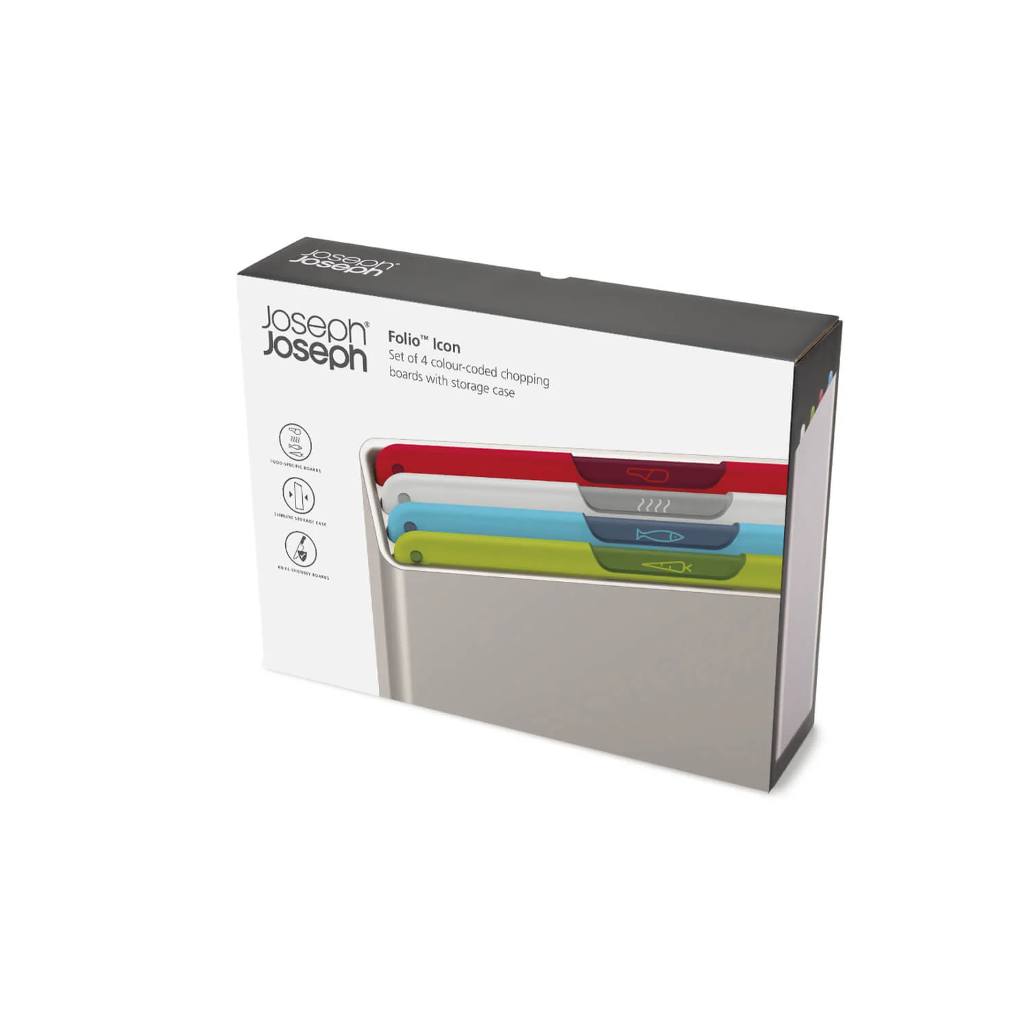 Joseph Joseph Folio Icon 4-Piece Chopping Board Set - Regular - Image 5