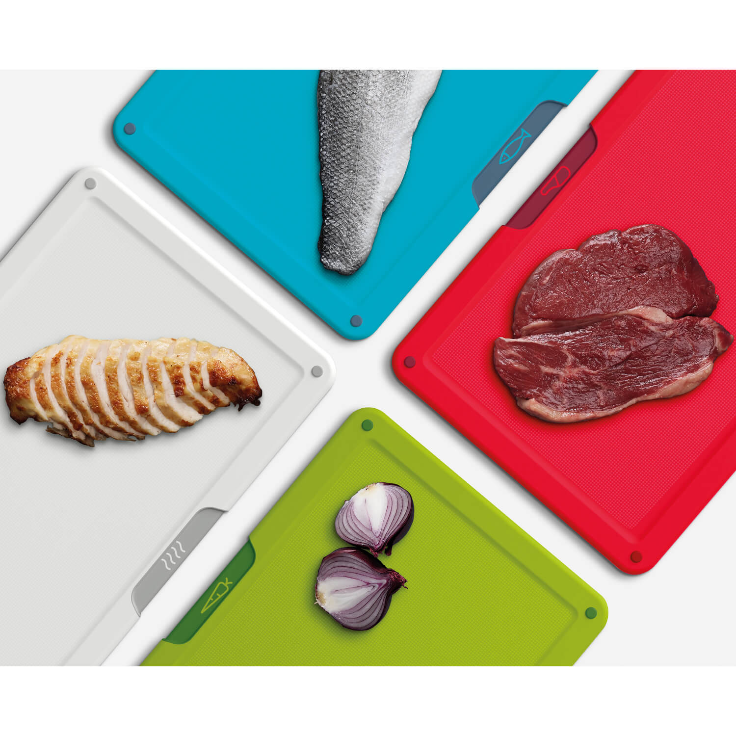 Joseph Joseph Folio Icon 4-Piece Chopping Board Set - Regular - Image 7