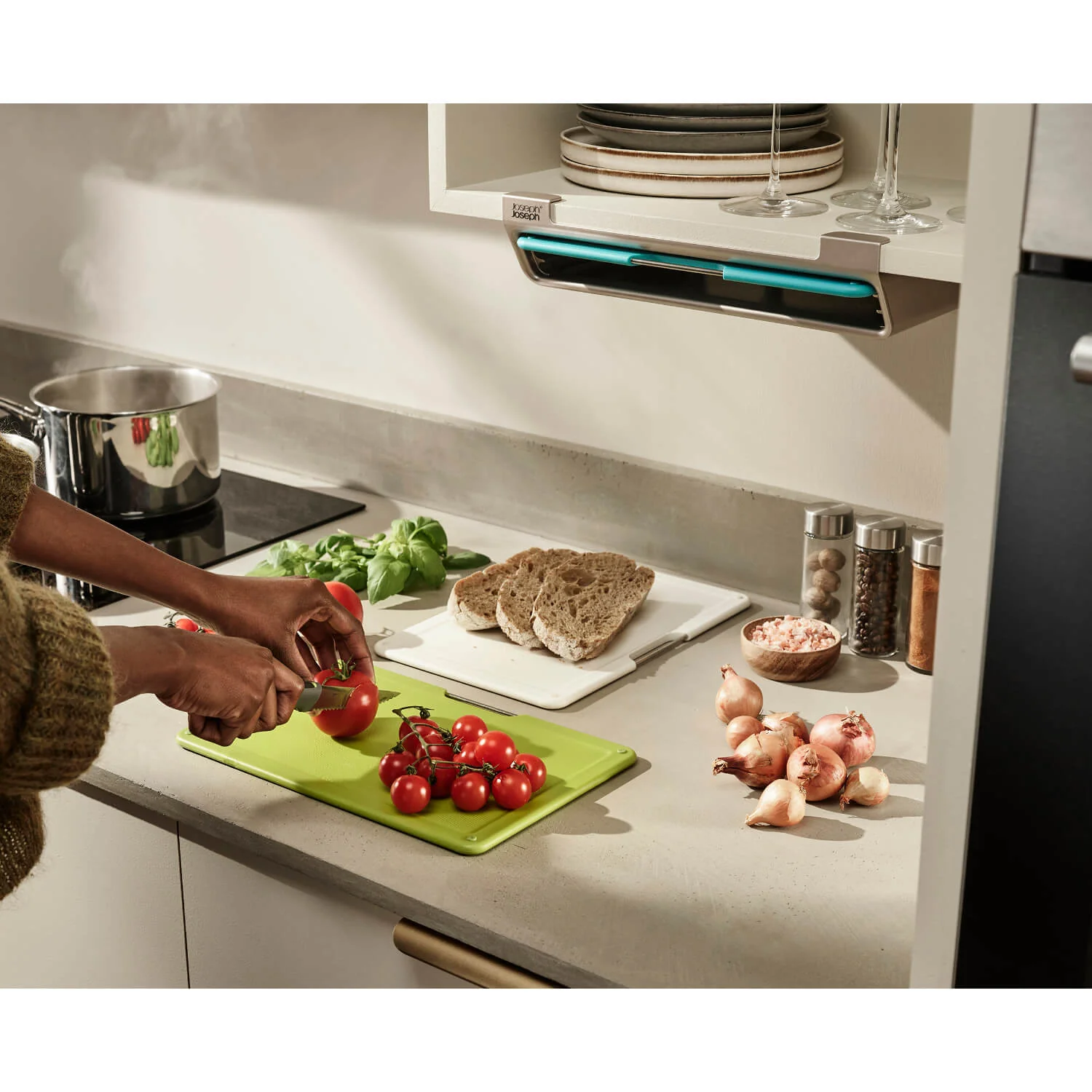 Joseph Joseph Editions Folio Slim 3-Piece Hanging Chopping Board Set - Multi Coloured - Image 13