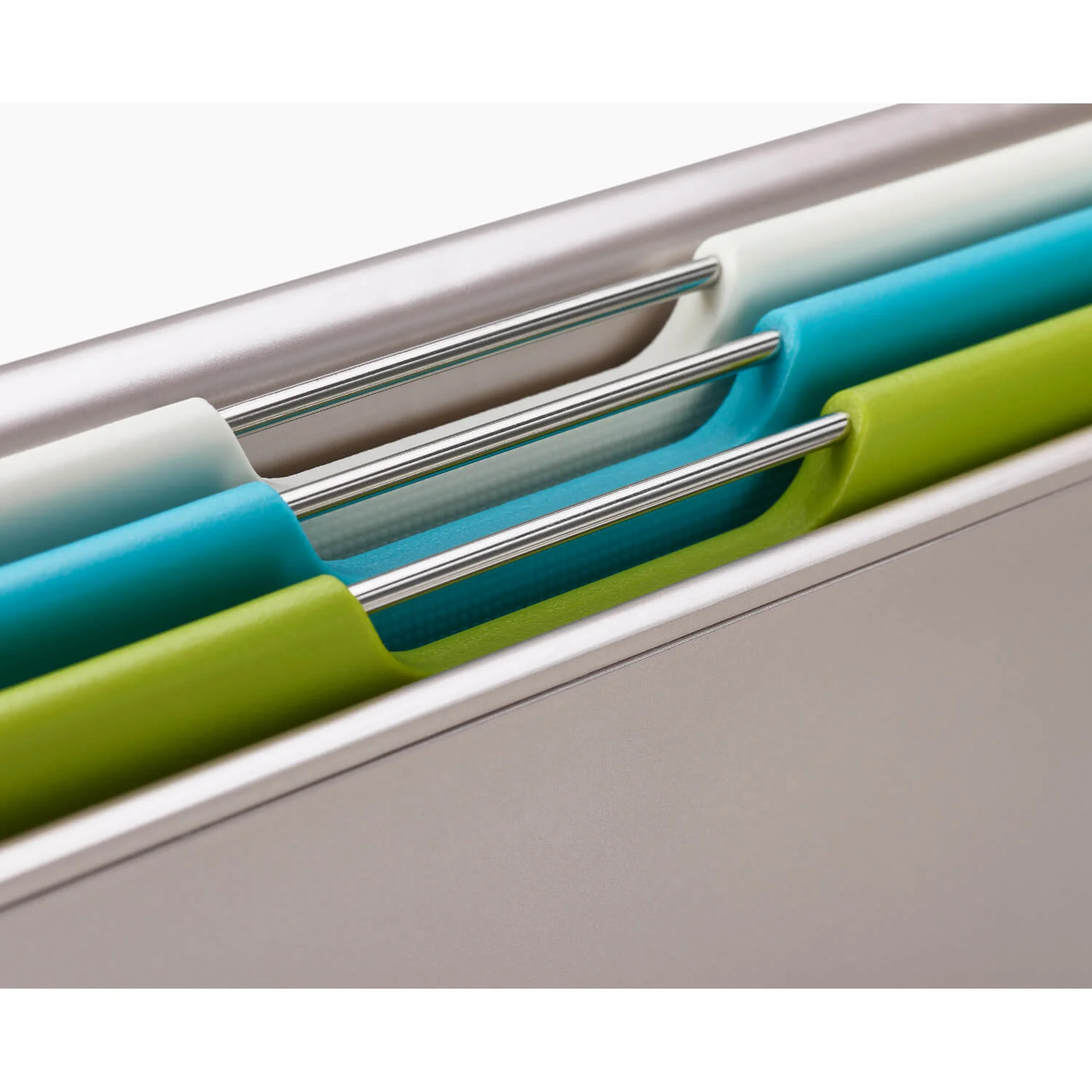 Joseph Joseph Editions Folio Slim 3-Piece Hanging Chopping Board Set - Multi Coloured - Image 8
