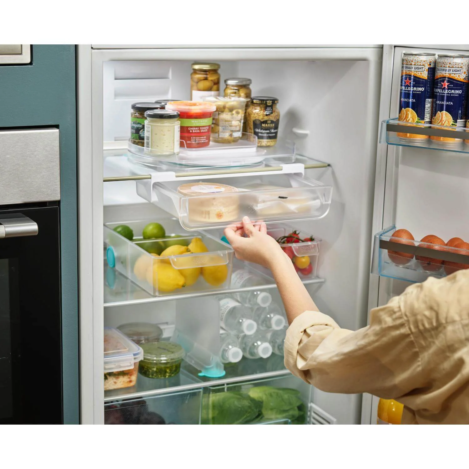 Joseph Joseph FridgeStore Rotating Organiser - Clear - Image 7