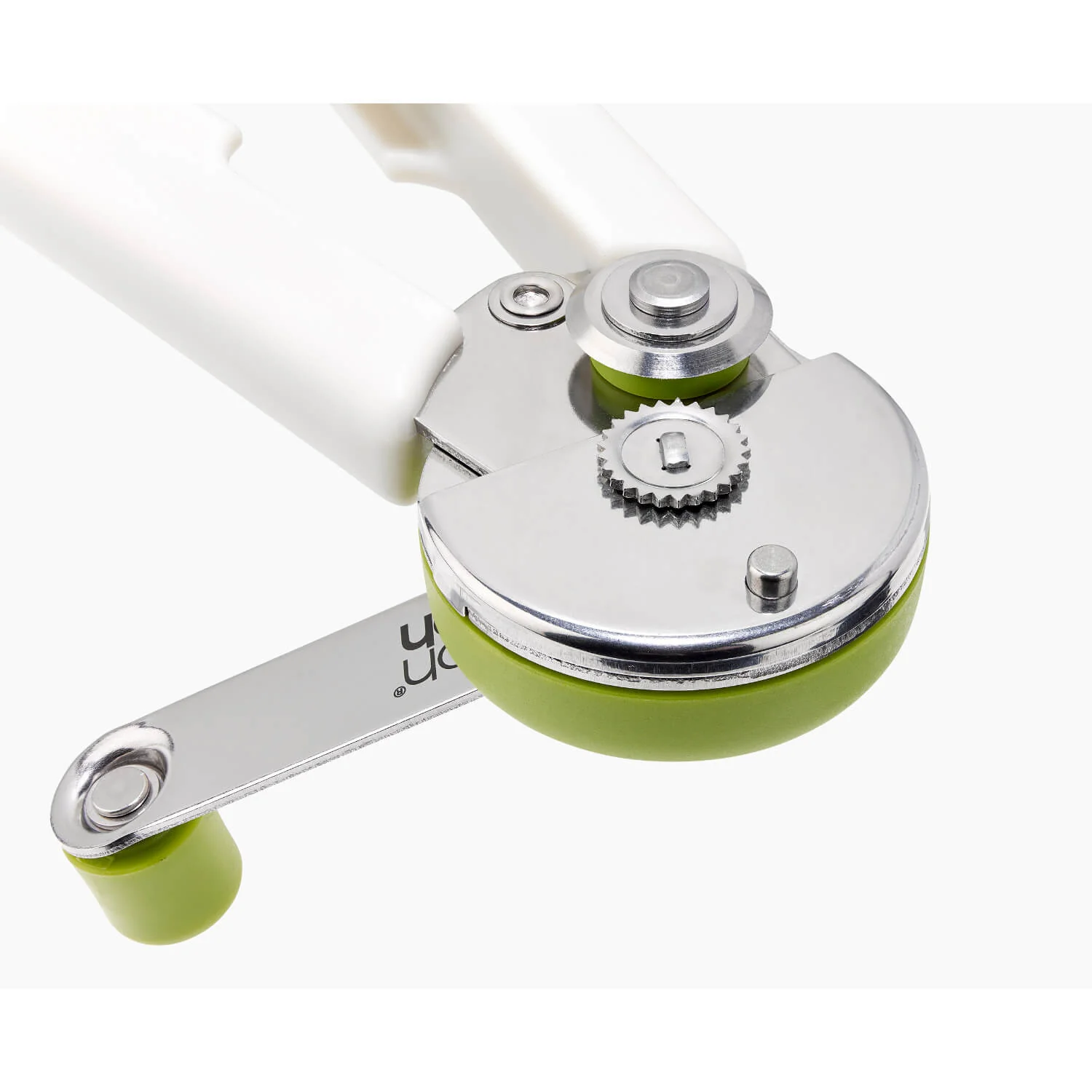 Joseph Joseph GoRound™ Easy-Open Can Opener - Stone/Green - Image 2