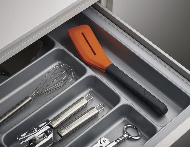 Joseph Joseph Grey & Orange Silicone Turner Tongs - Image 3