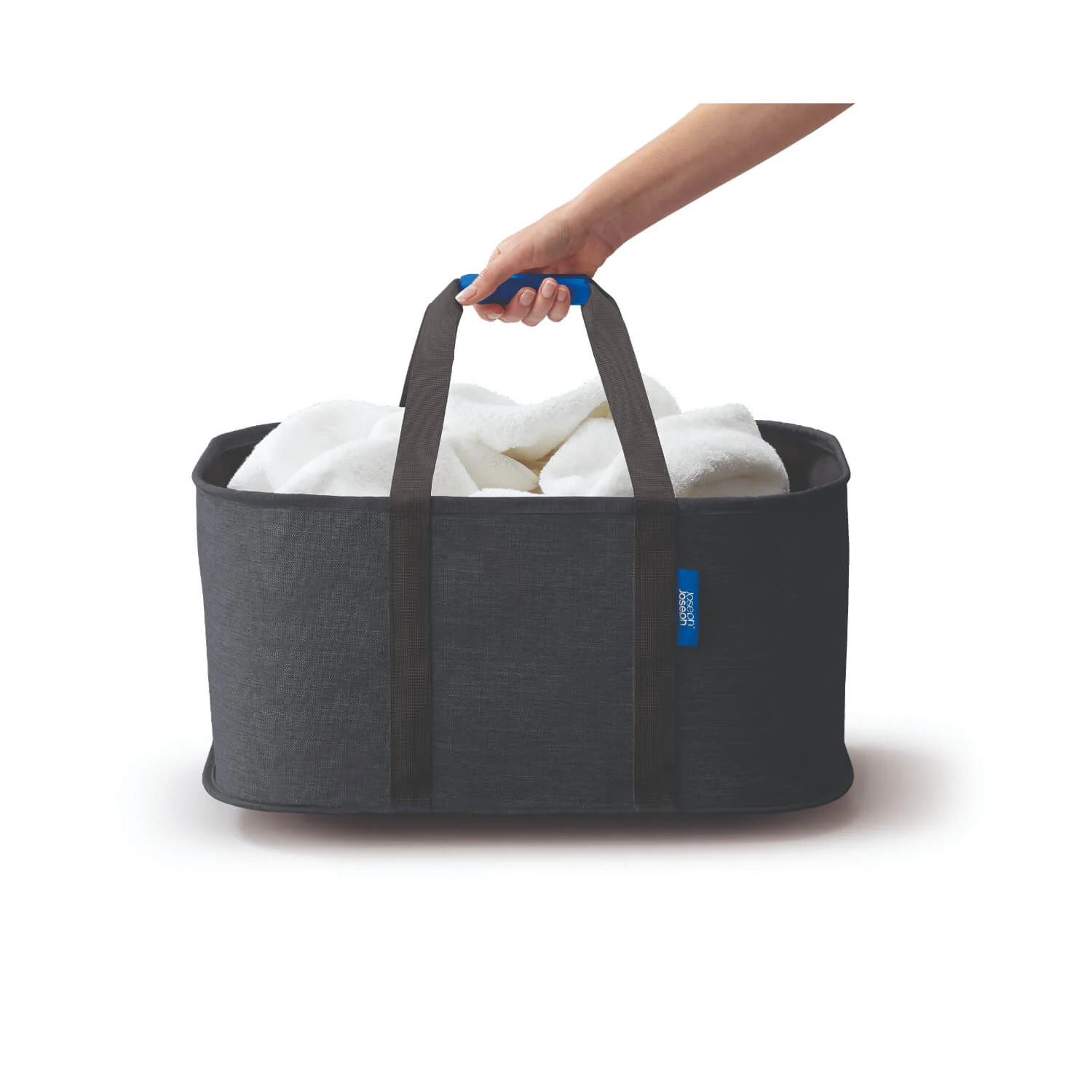 Joseph Joseph Hold-All™ Collapsible 35L Laundry Basket - Black - Image 2