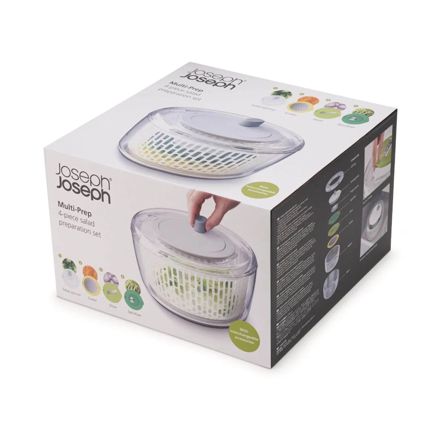 Joseph Joseph Multi Prep 4 Piece Salad Set - Green - Image 11