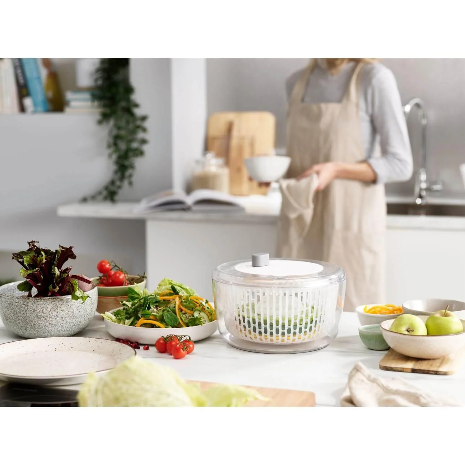 Joseph Joseph Multi Prep 4 Piece Salad Set - Green - Image 9