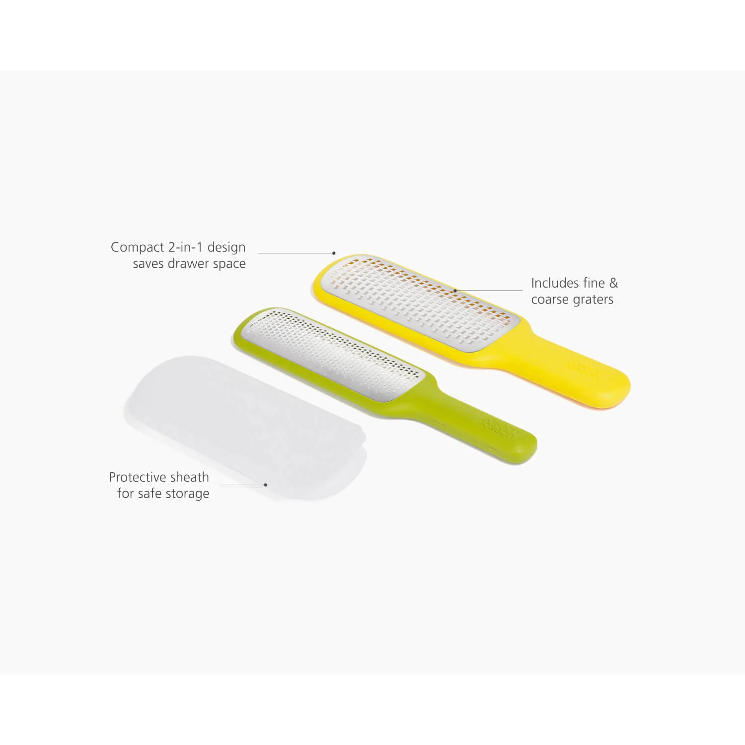 Joseph Joseph Nest™ Grate & Zest 2-Piece Set with Storage Sheath - Image 4