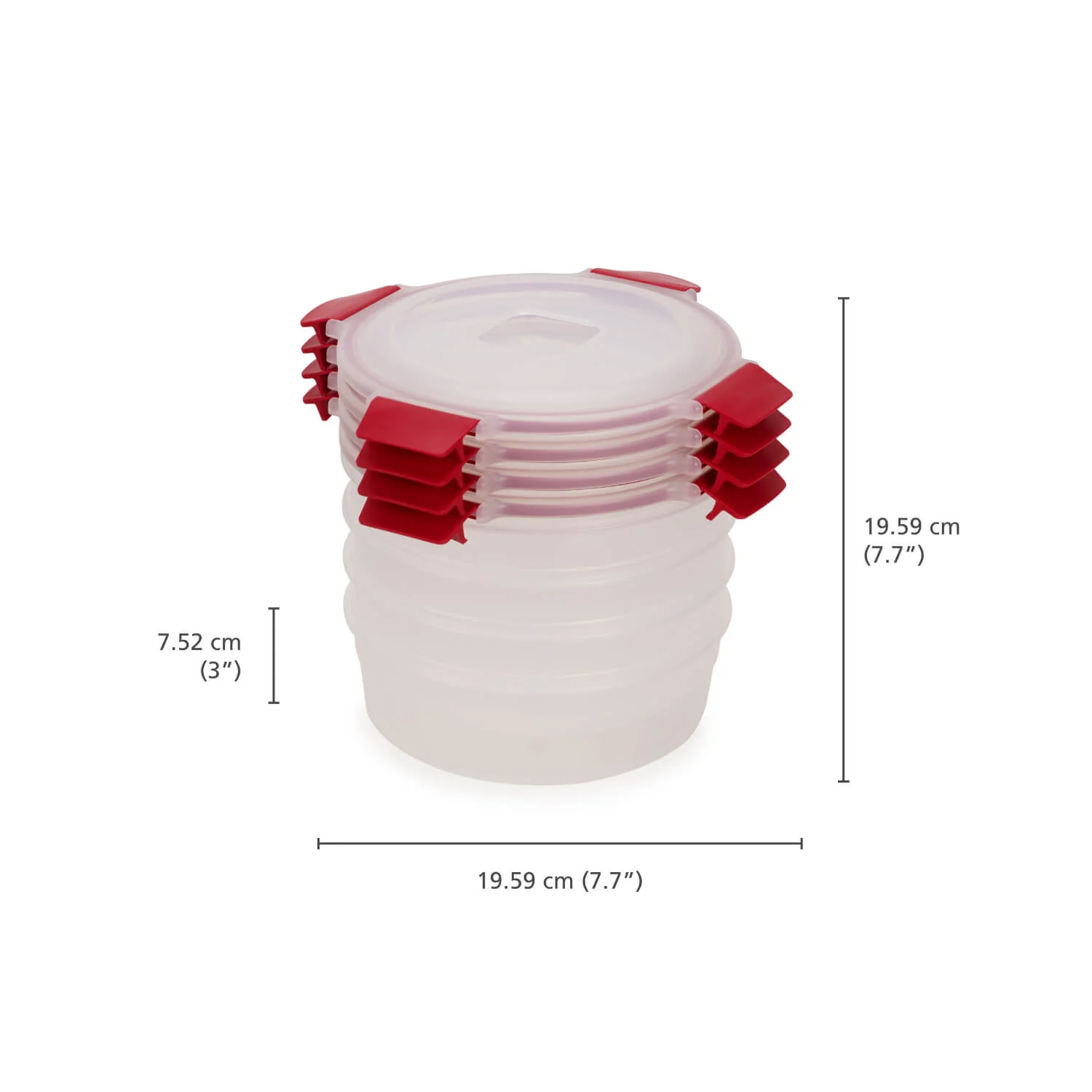 Joseph Joseph Nest™ Lock 4-Piece 1 Litre Round Food Container Set - Image 10