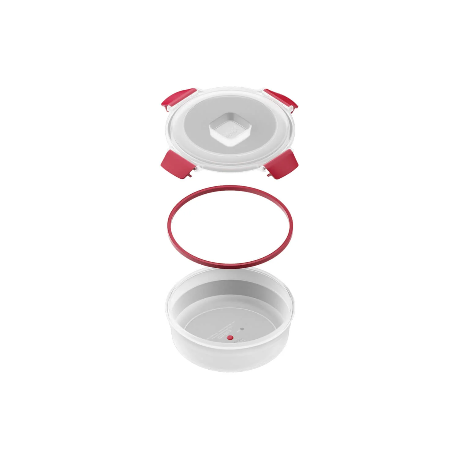Joseph Joseph Nest™ Lock 4-Piece 1 Litre Round Food Container Set - Image 2