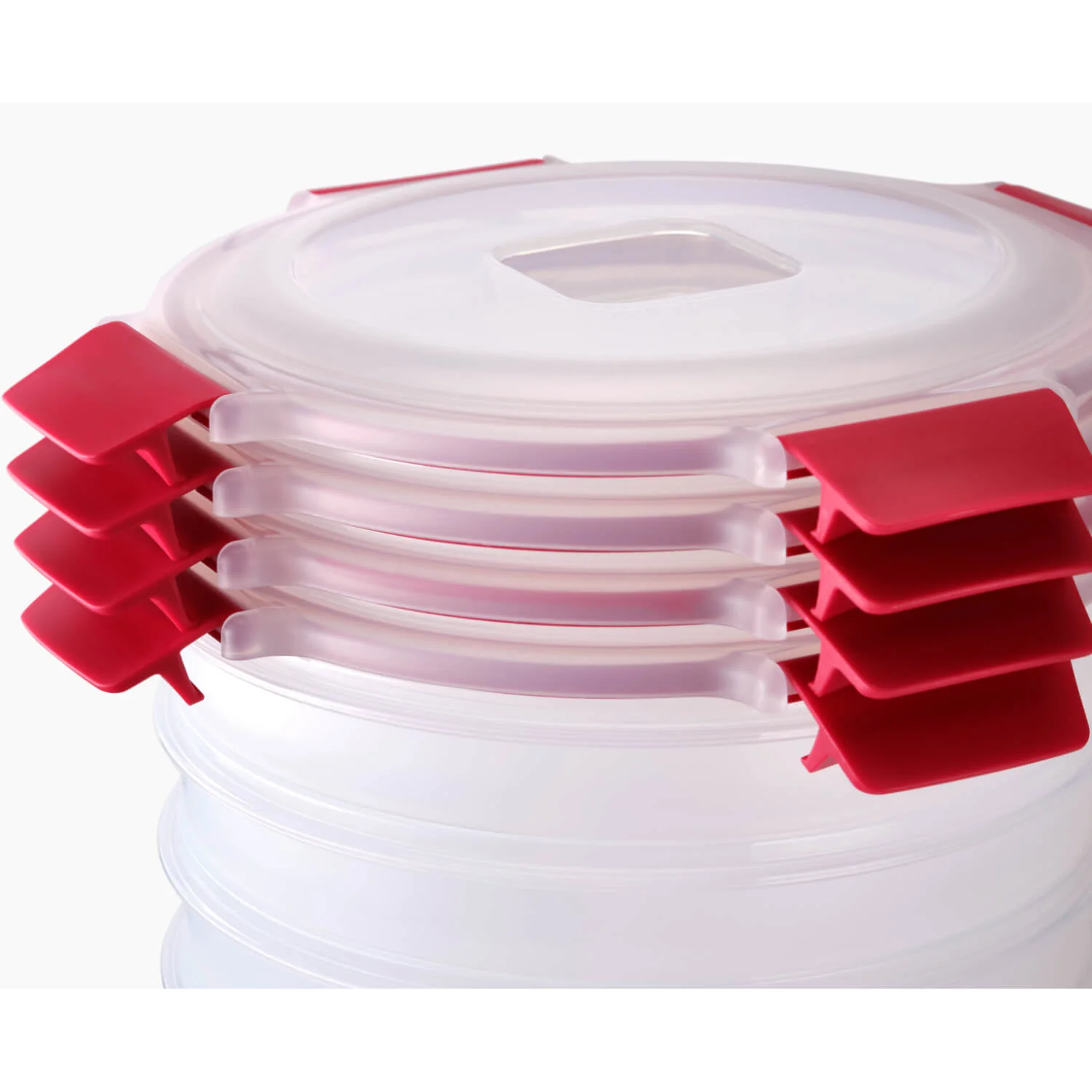 Joseph Joseph Nest™ Lock 4-Piece 1 Litre Round Food Container Set - Image 3