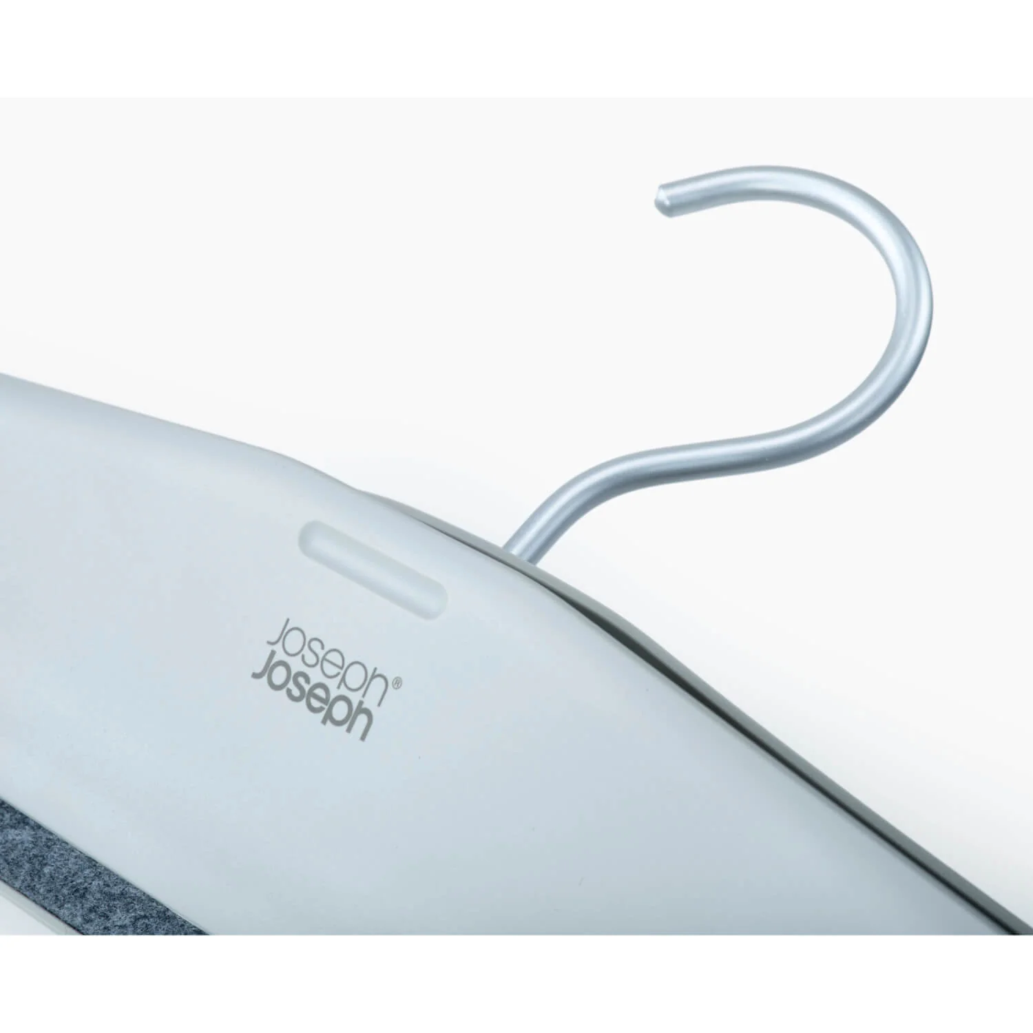 Joseph Joseph Orderly™ Easy-Grip Set of  2 Trouser & Skirt Hanger Set - Ecru - Image 8