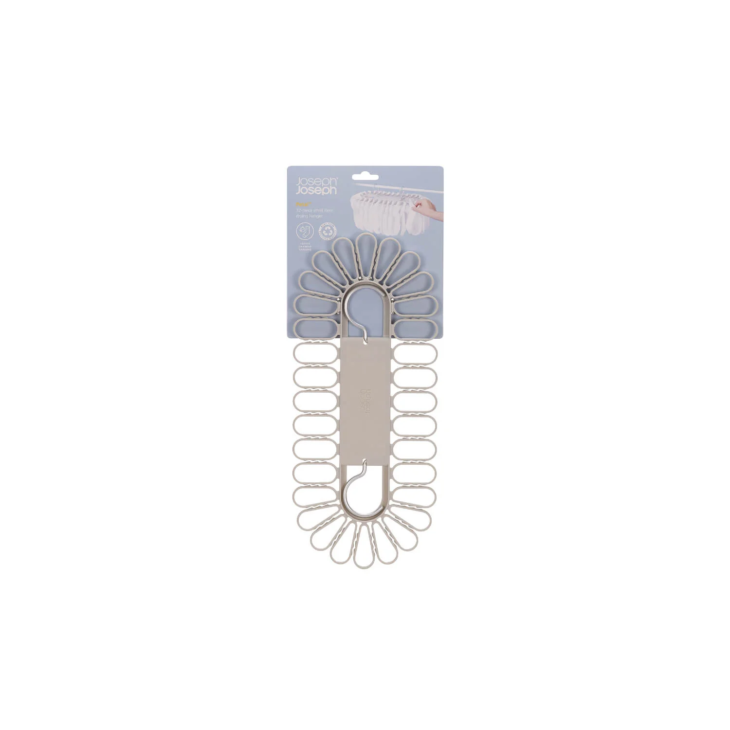 Joseph Joseph Petal™ 32 Piece QuickGrip Small Items Hanger - Ecru - Image 3