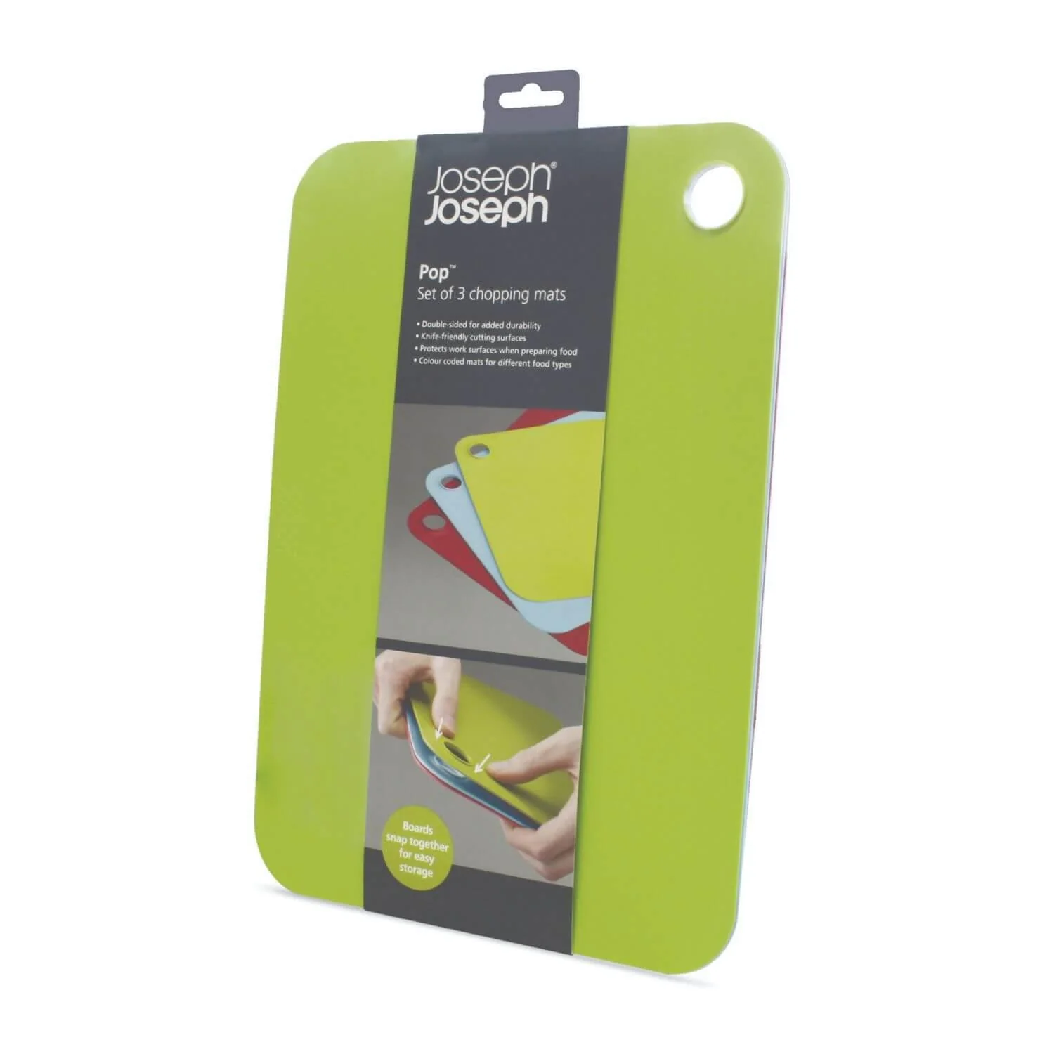 Joseph Joseph Pop 3 Piece Chopping Mat Set - Image 2