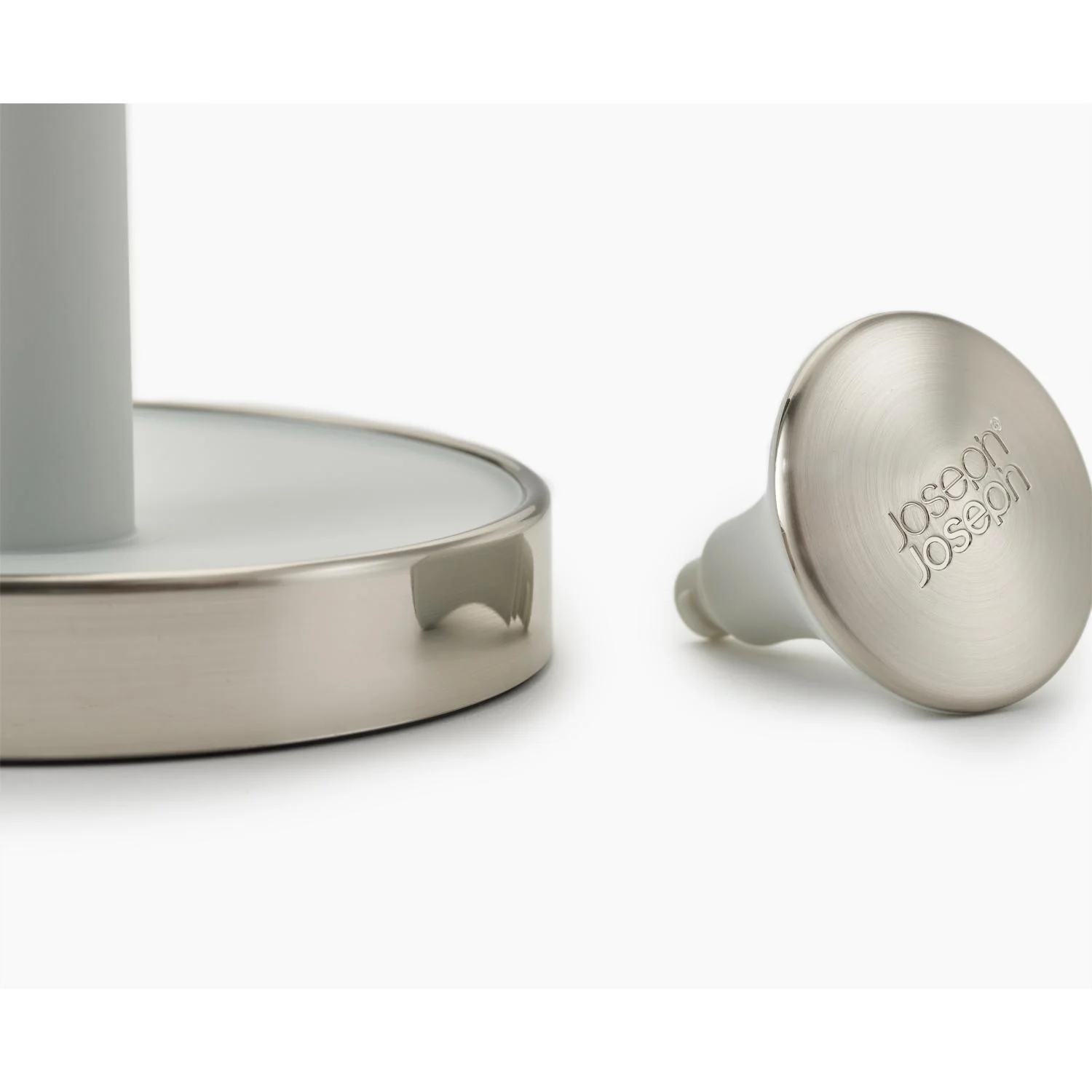Joseph Joseph Push&Tear Kitchen Roll Holder - Light Stone - Image 3