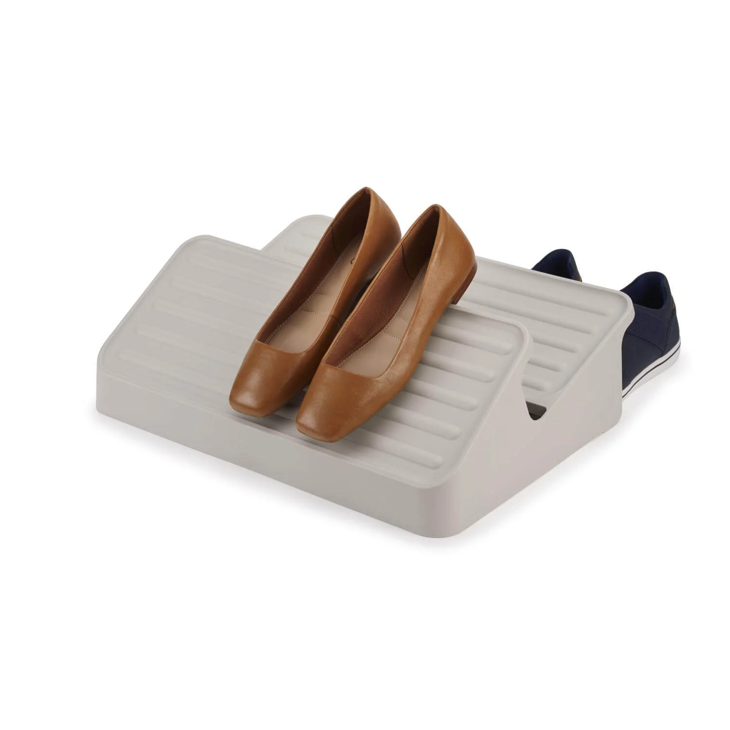Joseph Joseph Shoe-In Large Space-Saving Shoe Rack - Ecru - Image 5