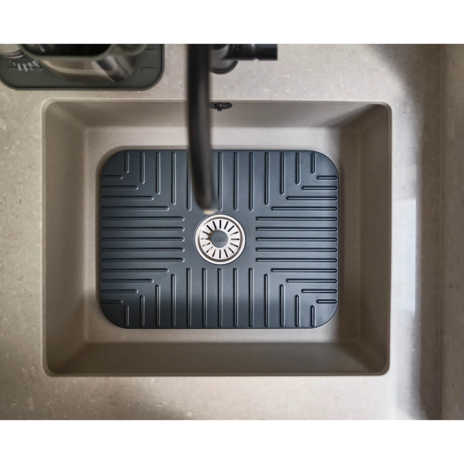 Joseph Joseph SinkShield™ Grey Sink Protector With Plug - Large - Image 7