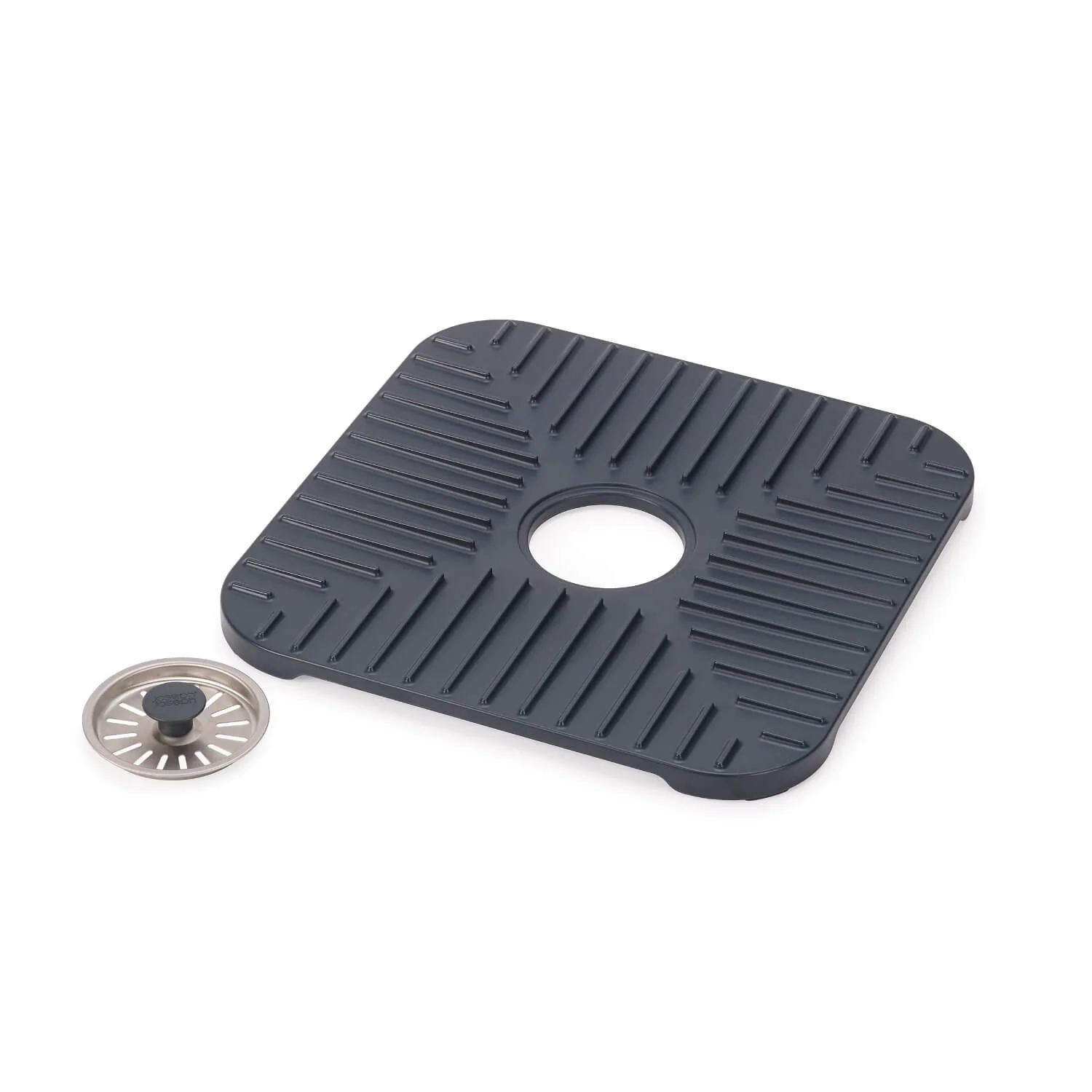 Joseph Joseph SinkShield™ Grey Sink Protector With Plug - Small - Image 3