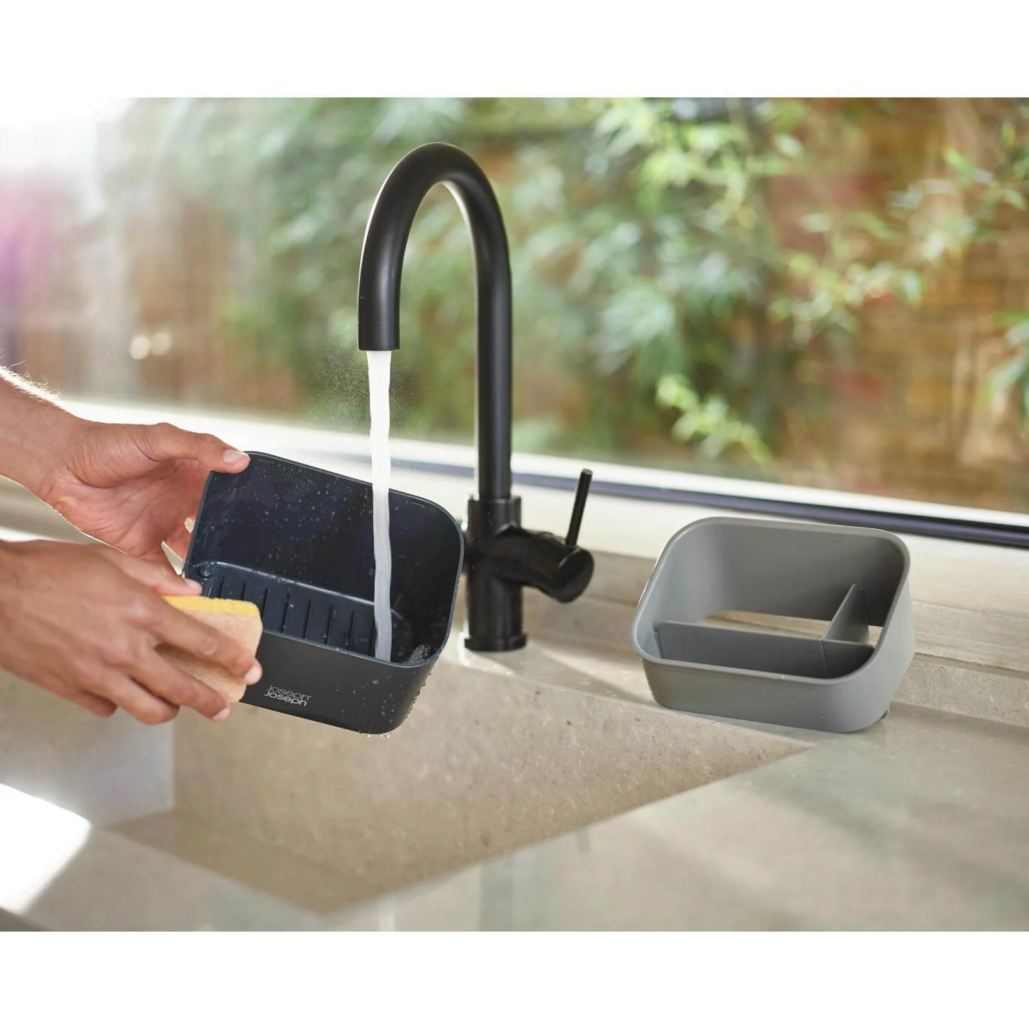 Joseph Joseph SinkStore Tiered Sink Tidy - Grey - Image 8