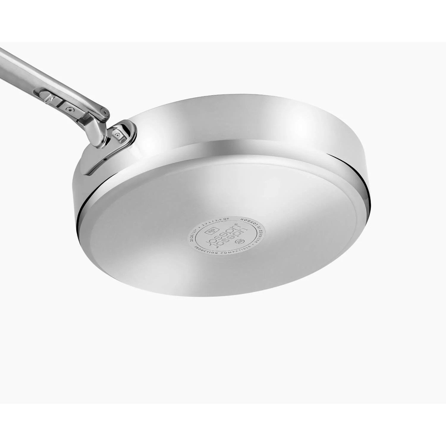 Joseph Joseph Space 28cm Folding Handle Saute Pan with Lid - Stainless Steel - Image 6
