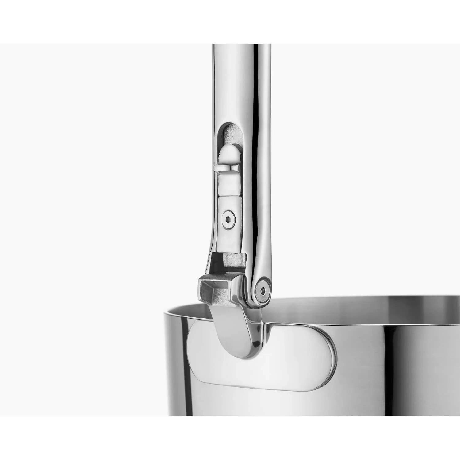 Joseph Joseph Space 3-Piece Folding Handle Saucepan Set - Stainless Steel - Image 5