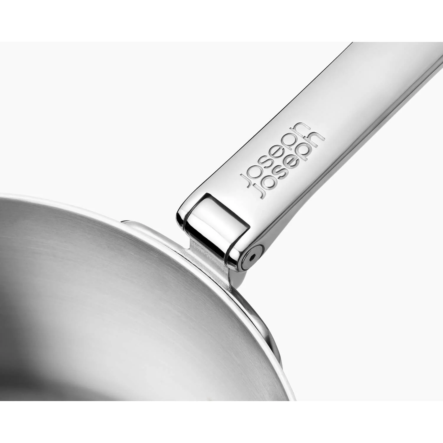Joseph Joseph Space 3-Piece Folding Handle Saucepan Set - Stainless Steel - Image 7