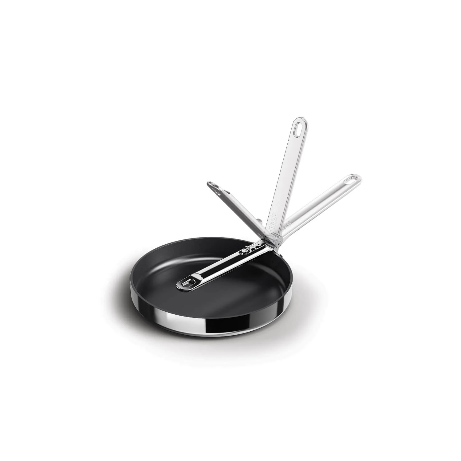 Joseph Joseph Space Non-Stick 24cm Folding Handle Frying Pan - Stainless Steel