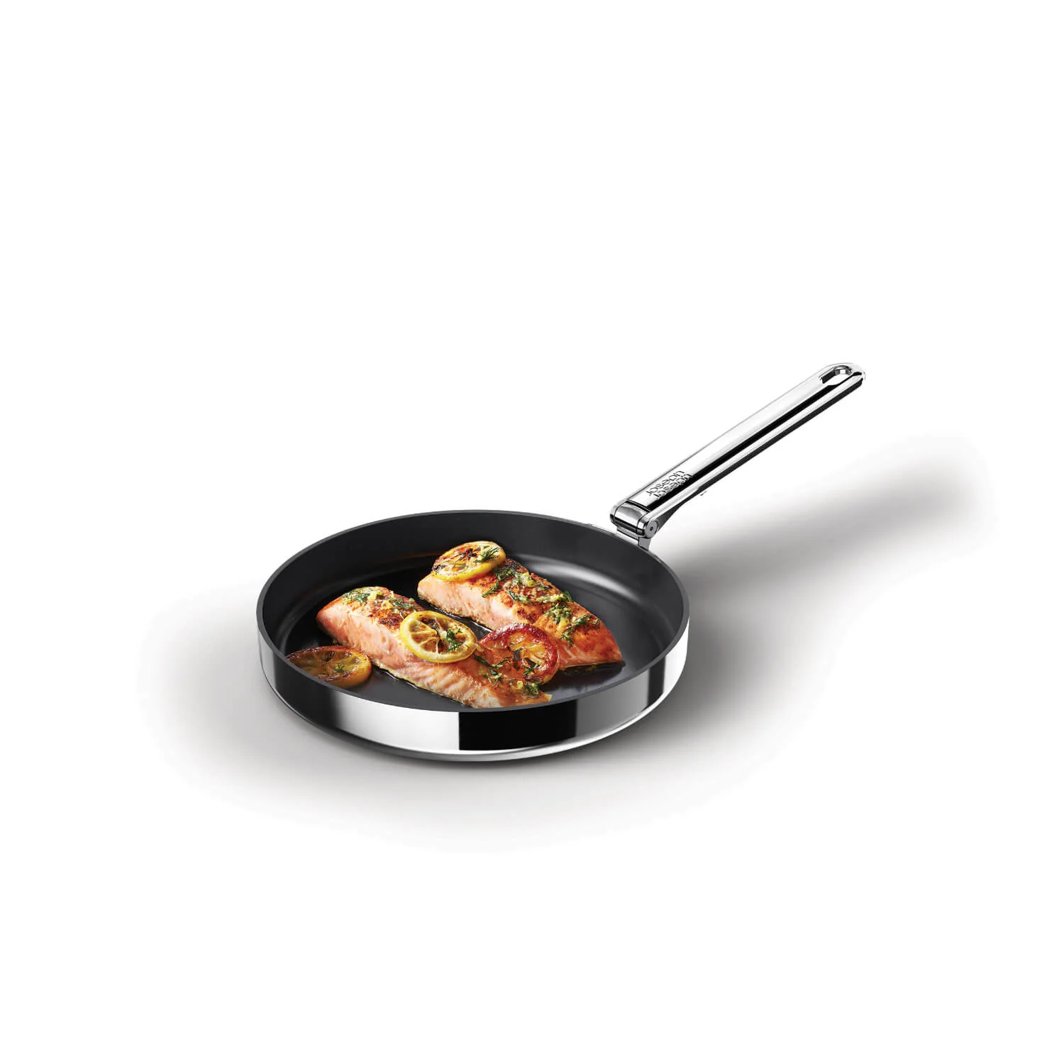 Joseph Joseph Space Non-Stick 24cm Folding Handle Frying Pan - Stainless Steel - Image 3