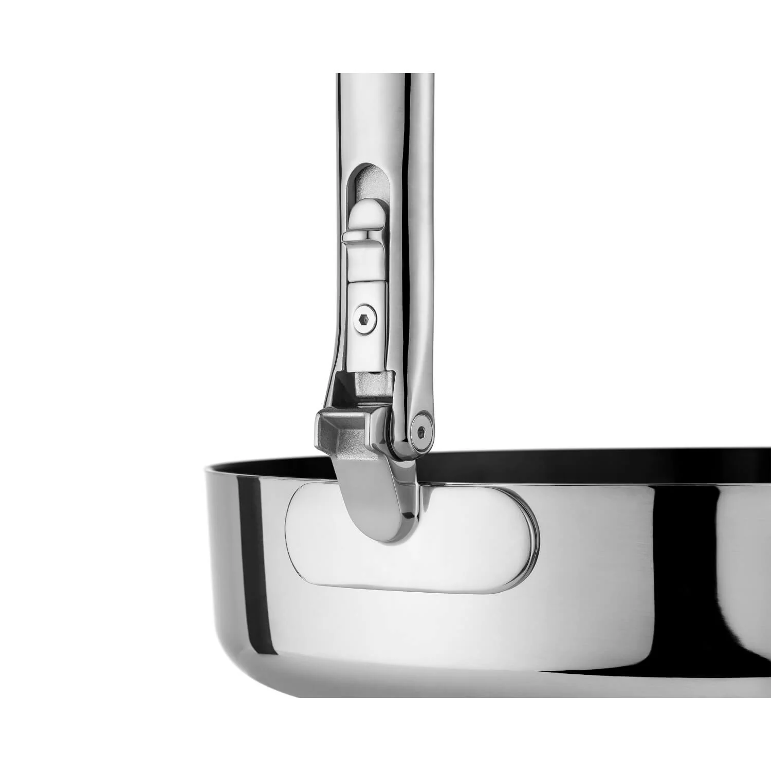 Joseph Joseph Space Non-Stick 24cm Folding Handle Frying Pan - Stainless Steel - Image 6