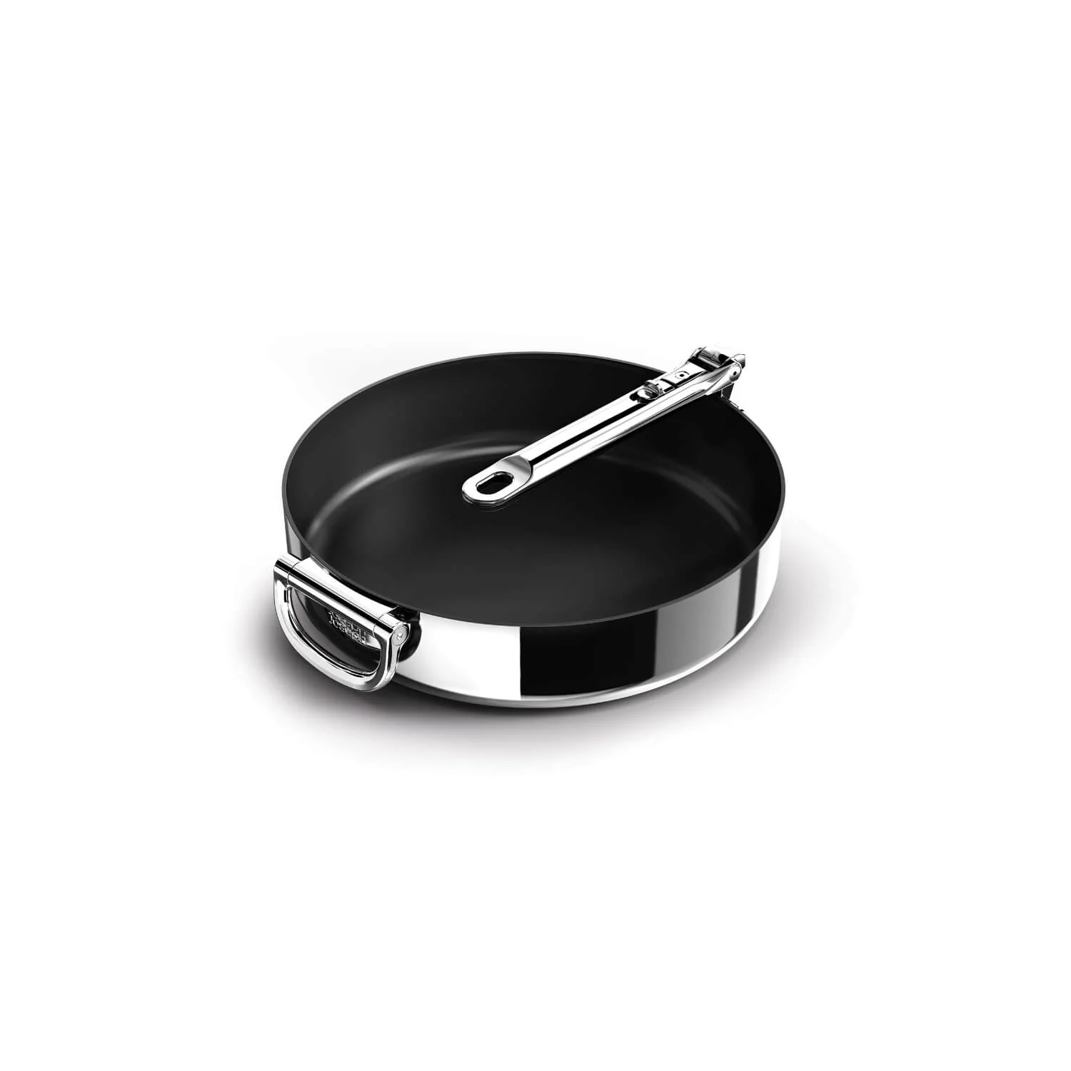 Joseph Joseph Space Non-Stick 28cm Folding Handle Frying Pan - Stainless Steel - Image 2