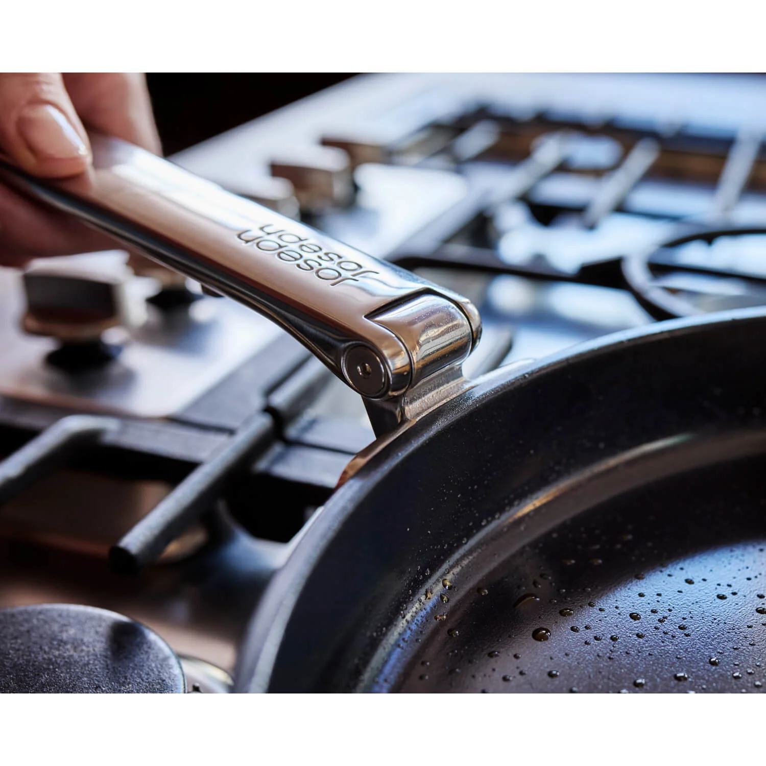 Joseph Joseph Space Non-Stick 28cm Folding Handle Frying Pan - Stainless Steel - Image 7