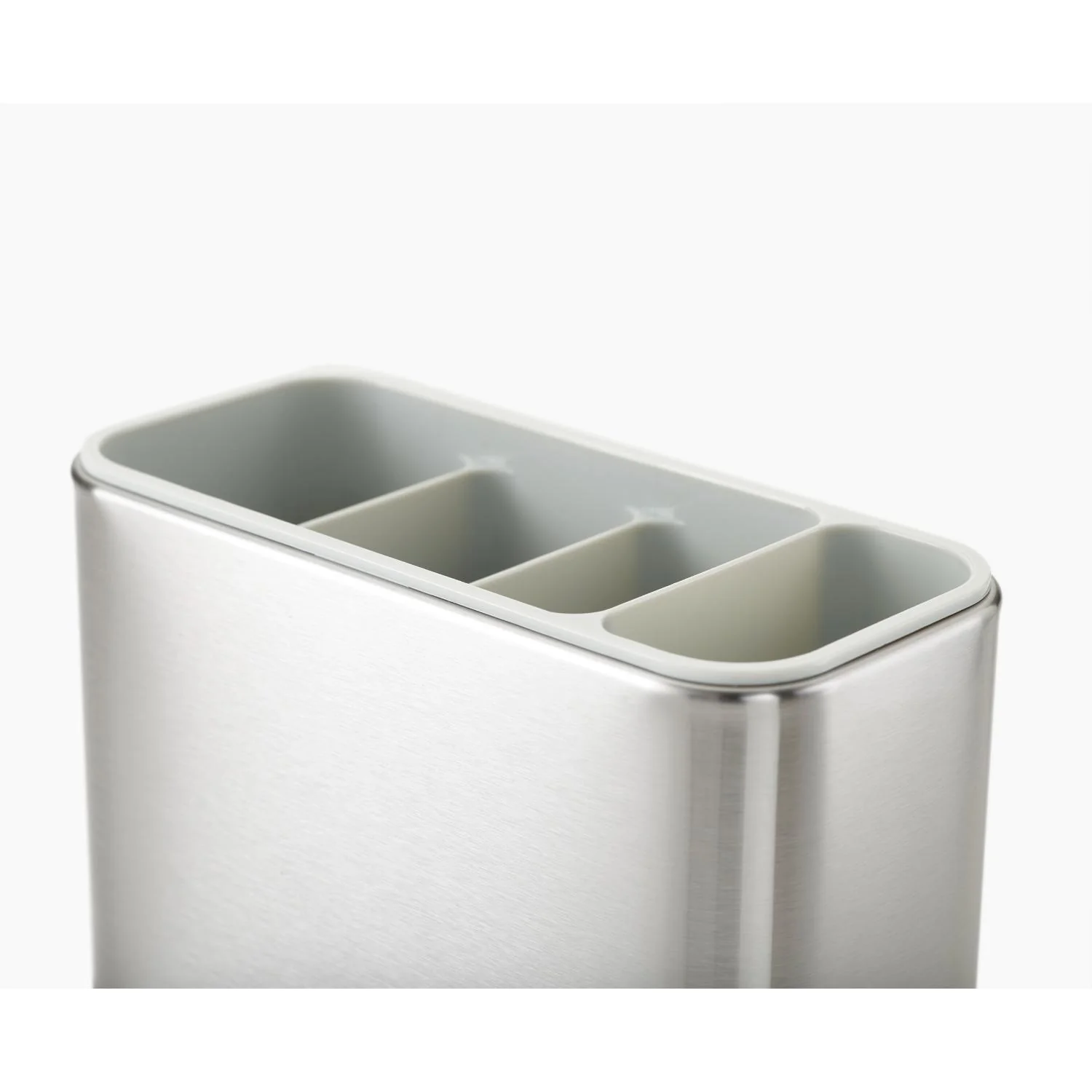 Joseph Joseph Surface Stainless Steel Cutlery Drainer - Light Stone - Image 2